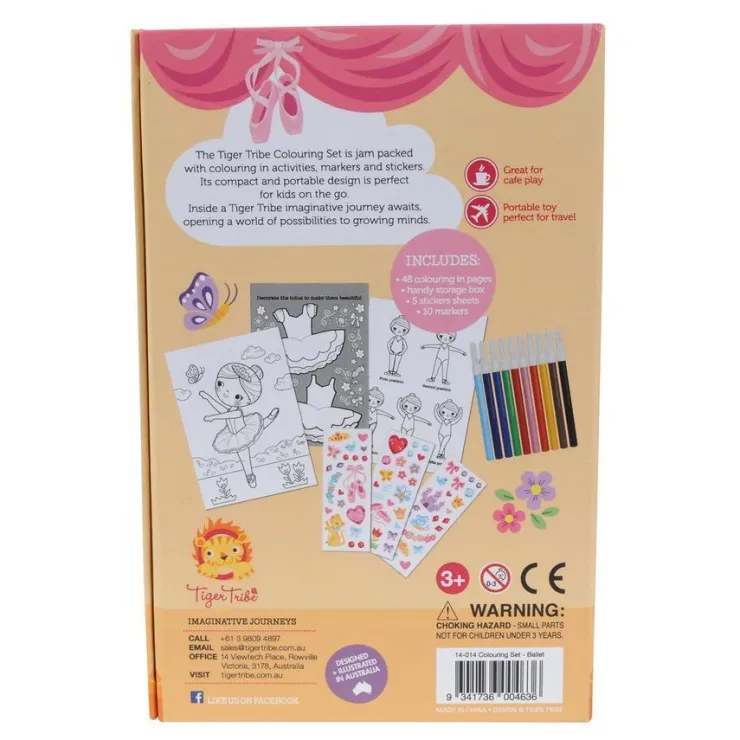 TIGER TRIBE Drawing, Colouring & Painting | 3 Years+>Colouring Set - Ballet*