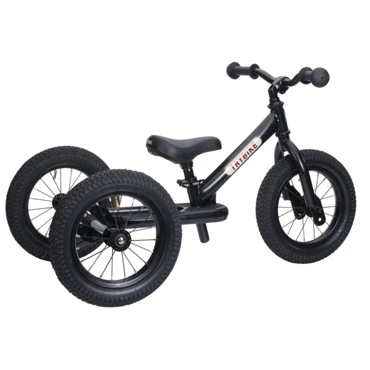 TryBike Trikes & Wagons | Balance Bikes>- Black Matte Finish