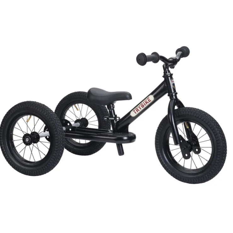 TryBike Trikes & Wagons | Balance Bikes>- Black Matte Finish