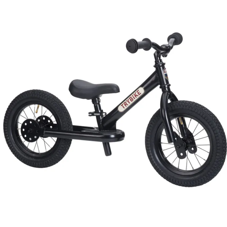 TryBike Trikes & Wagons | Balance Bikes>- Black Matte Finish