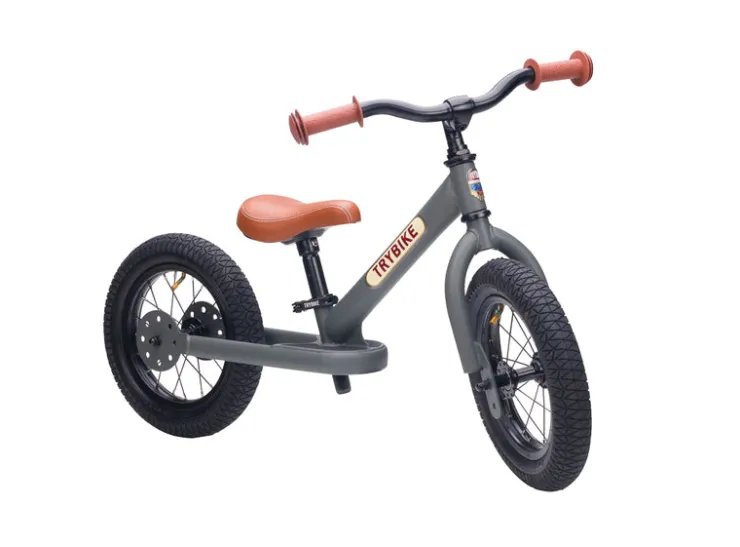 TryBike Trikes & Wagons | Balance Bikes>- Steel Grey Matte Finish