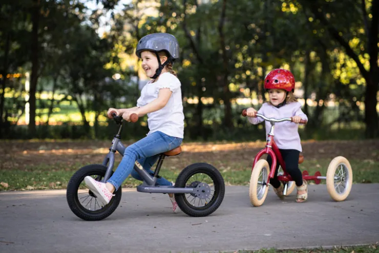 TryBike Trikes & Wagons | Balance Bikes>- Steel Grey Matte Finish