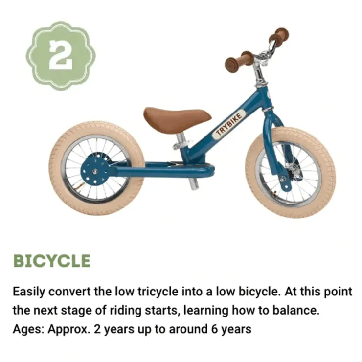 TryBike Trikes & Wagons | Balance Bikes>- Steel Grey Matte Finish