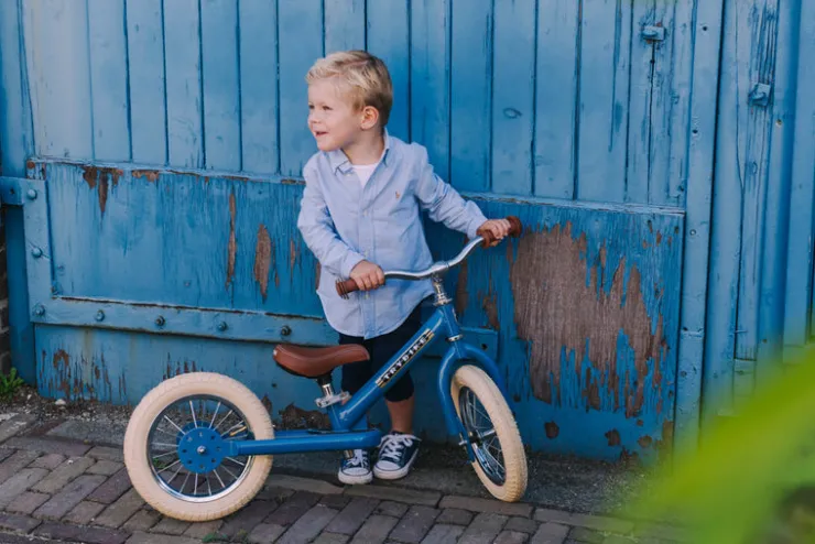TryBike Trikes & Wagons | Balance Bikes>- Vintage Blue Matte Finish