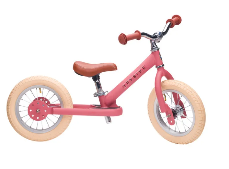 TryBike Trikes & Wagons | Balance Bikes>- Vintage Pink Matte Finish