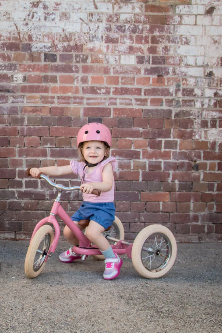 TryBike Trikes & Wagons | Balance Bikes>- Vintage Pink Matte Finish