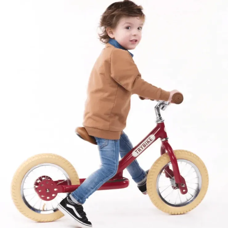 TryBike Trikes & Wagons | Balance Bikes>- Vintage Red Matte Finish