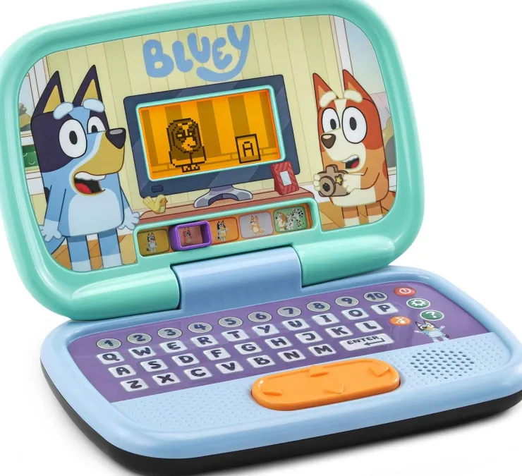 Vtech Electronic Learning Products | Musical Toys>Bluey Game Time Laptop
