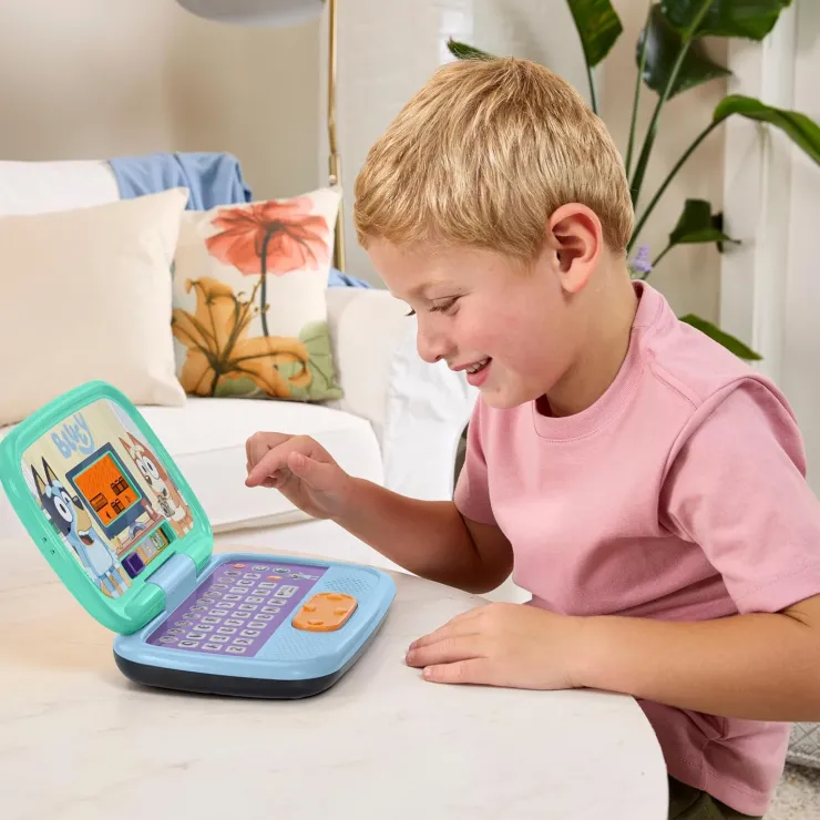 Vtech Electronic Learning Products | Musical Toys>Bluey Game Time Laptop