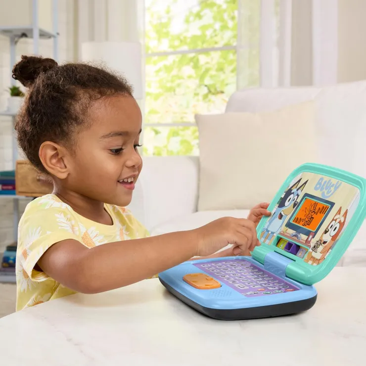 Vtech Electronic Learning Products | Musical Toys>Bluey Game Time Laptop