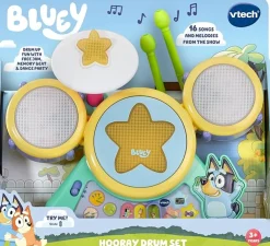 Vtech Electronic Learning Products | Musical Toys>Bluey Hooray Drum Set