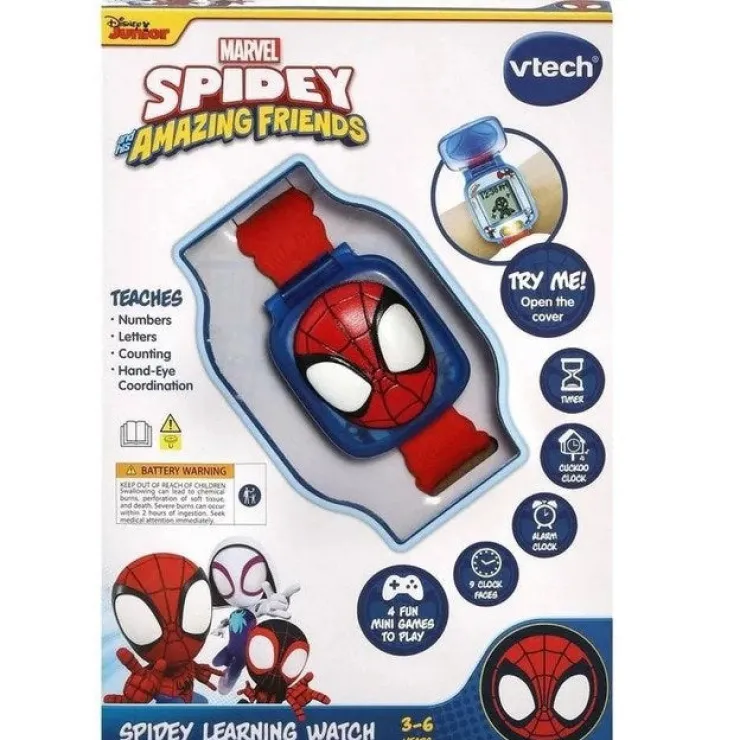 Vtech Electronic Learning Products | 3 Years+>Spidey Learning Watch