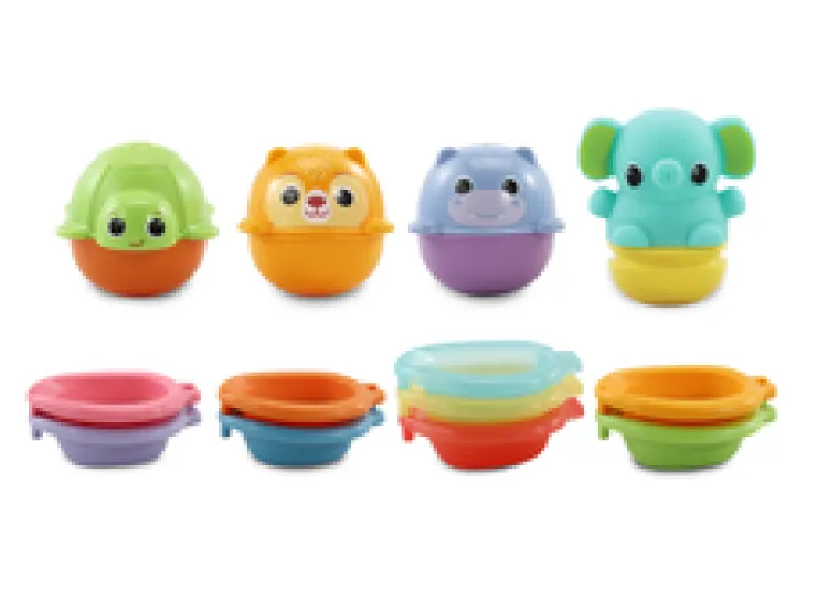 Vtech Bath Toys | 0 Months+>Stack & Splash Bathtime Boats