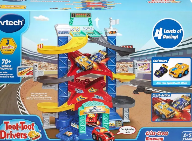 Vtech Transport Toys | 12 Months+>Toot Toot Drivers Criss-Cross Raceway
