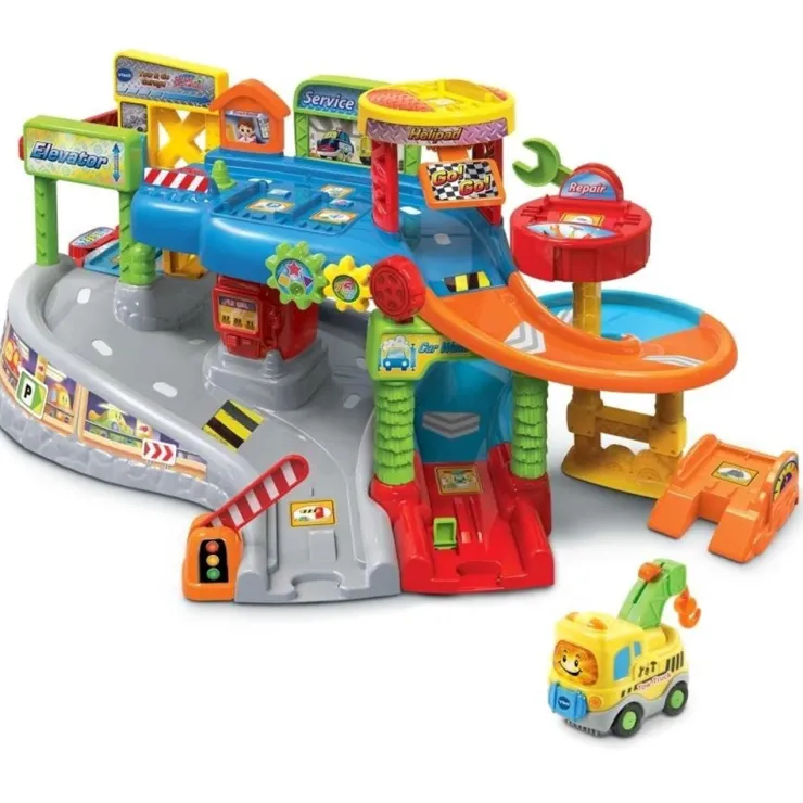 Vtech Electronic Learning Products | Transport Toys>Toot Toot Drivers Garage